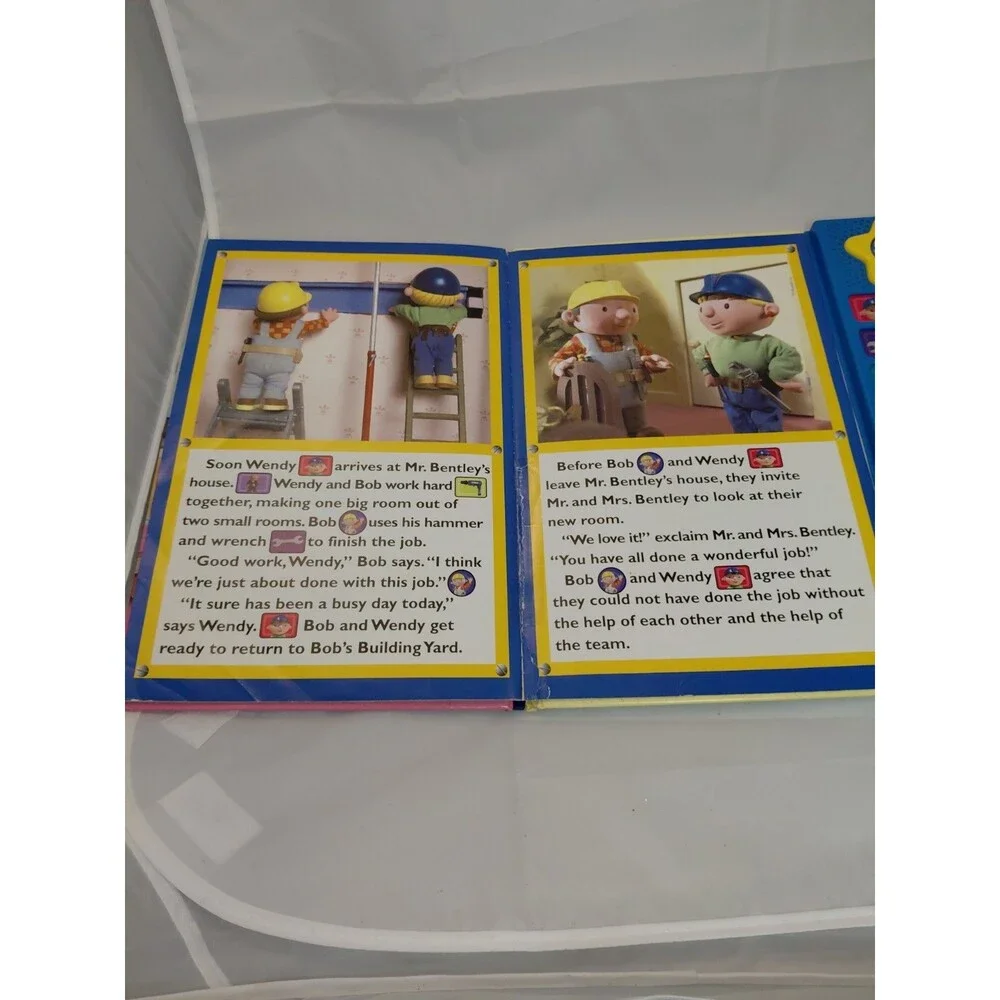 Vintage 2003 Bob the Builder – Bob's Busy Building Day – Interactive Play Sound